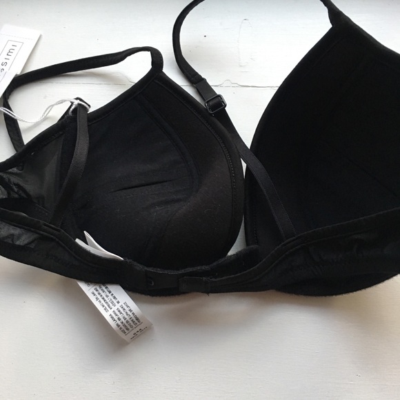 INTIMISSIMI Black Bra Bow Size 34B - Picture 3 of 8